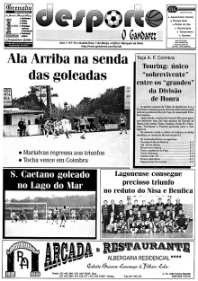 Capa do Jornal - Desporto
